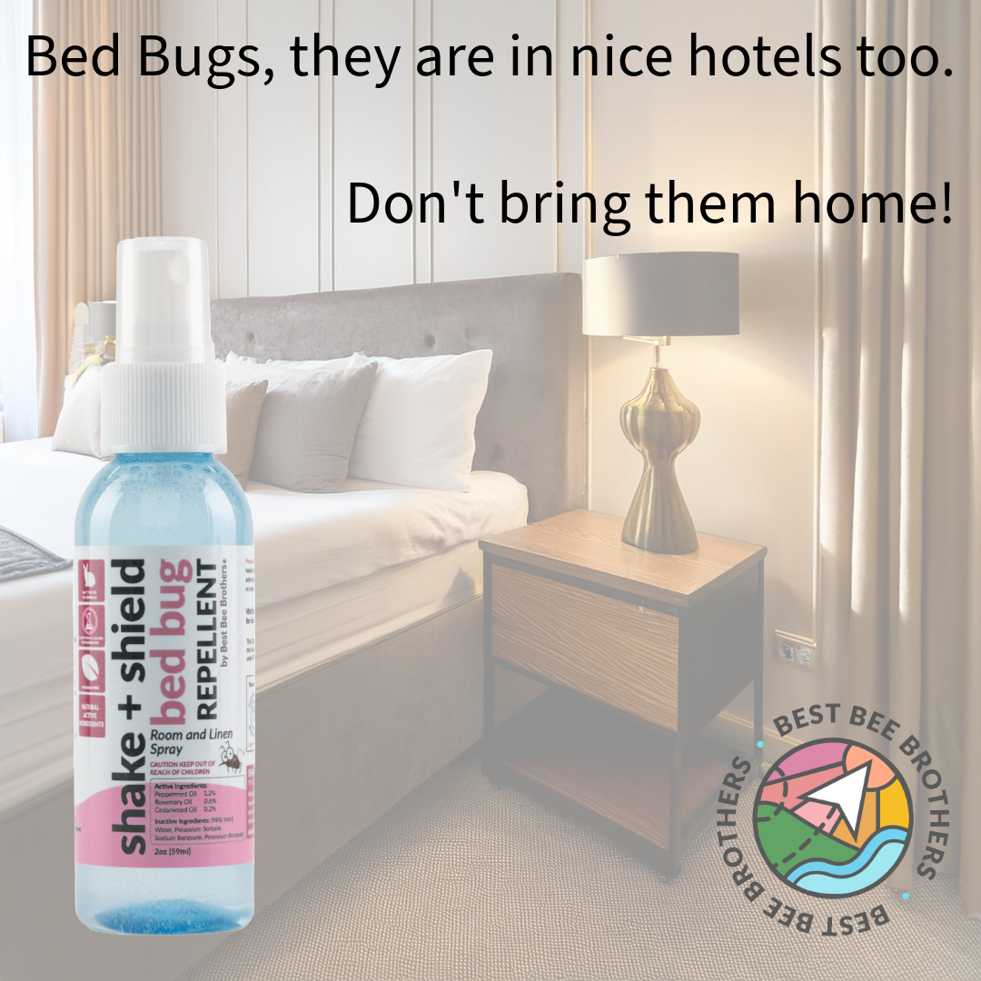 Repel Bed Bugs Naturally with Best Bee Brothers Shake + Shield Bed Bug Repellent
