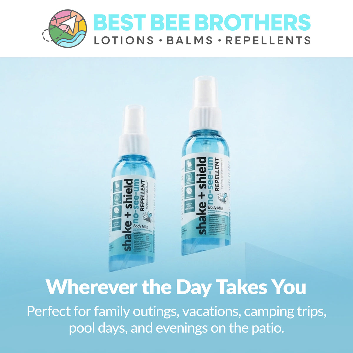 Shake + Shield No-See-Ums Repellent – Body Mist