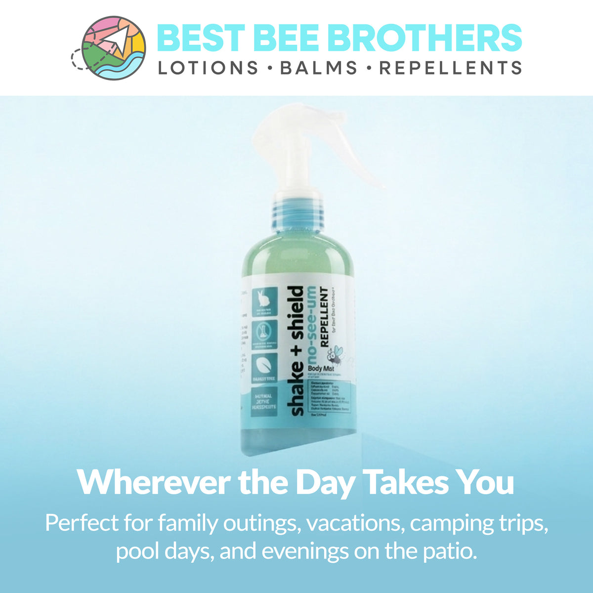 Shake + Shield No-See-Ums Repellent – Body Mist