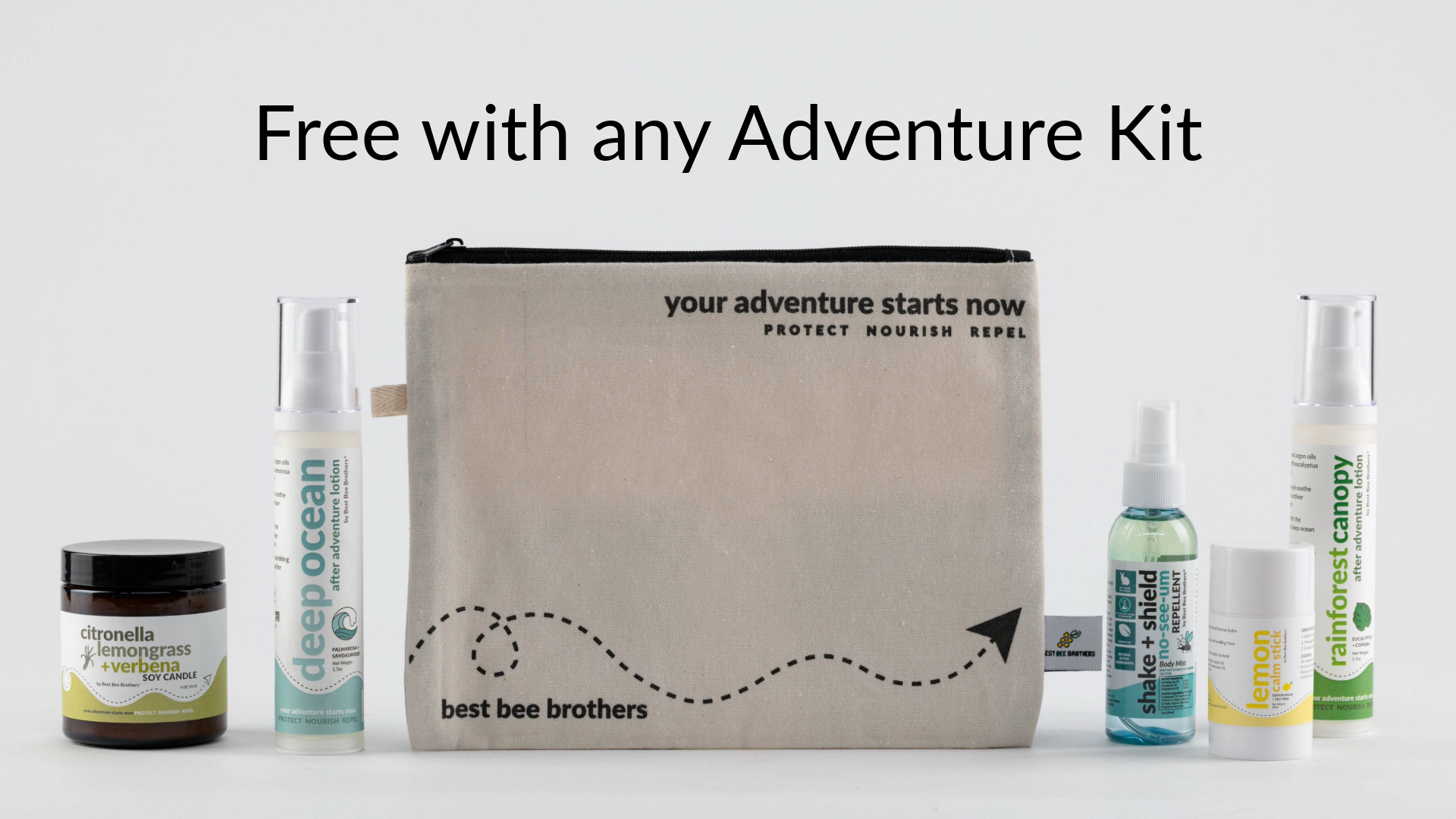 Free Cotton & Hemp Adventure Kit Bag