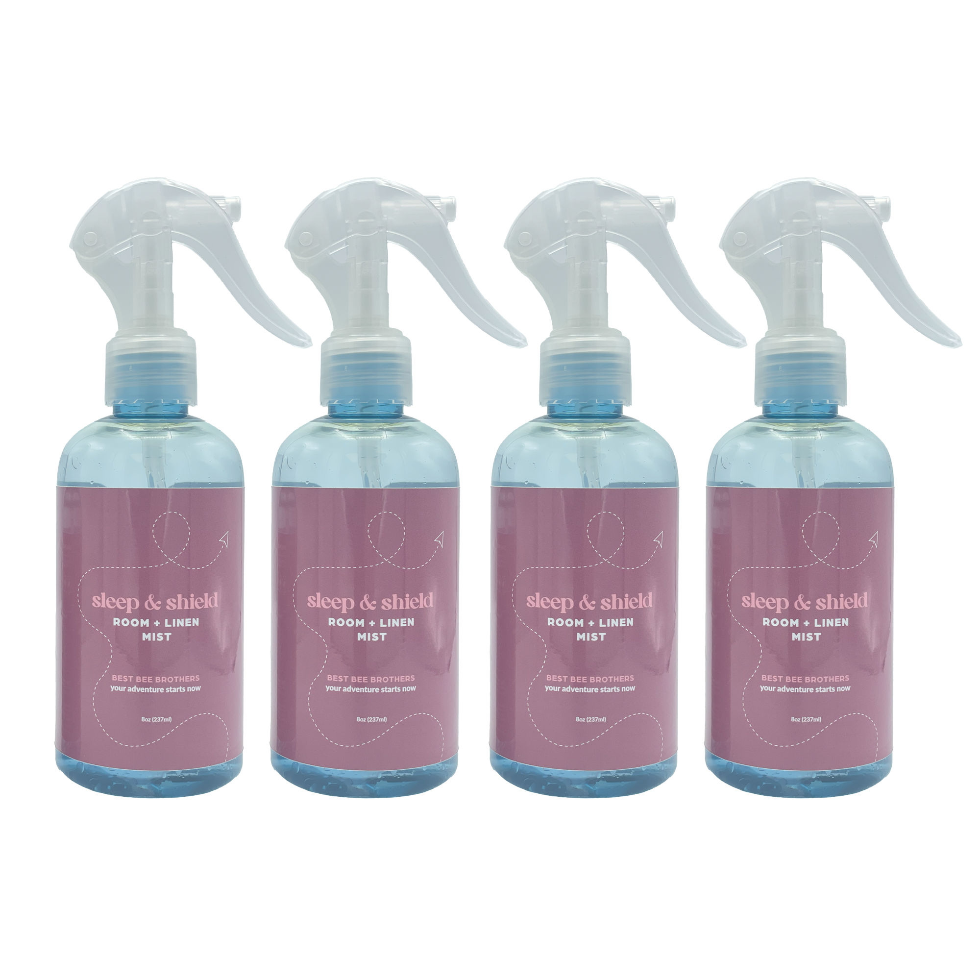 Sleep & Shield Calming Room + Linen Mist – Natural Essential Oil Blend with Peppermint, Cedarwood & Rosemary