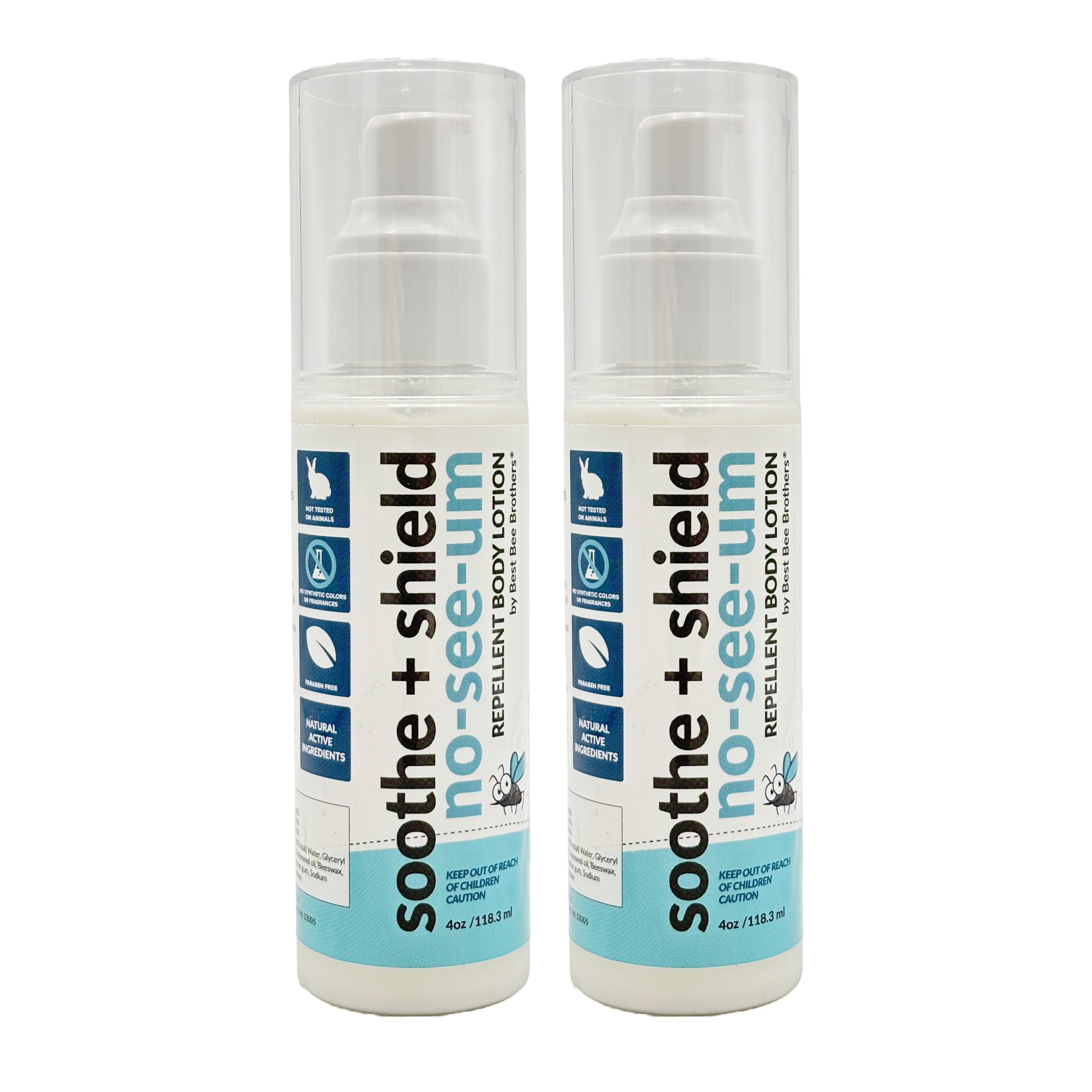 Soothe + Shield No-See-Ums Repellent – Body Lotion, 4oz