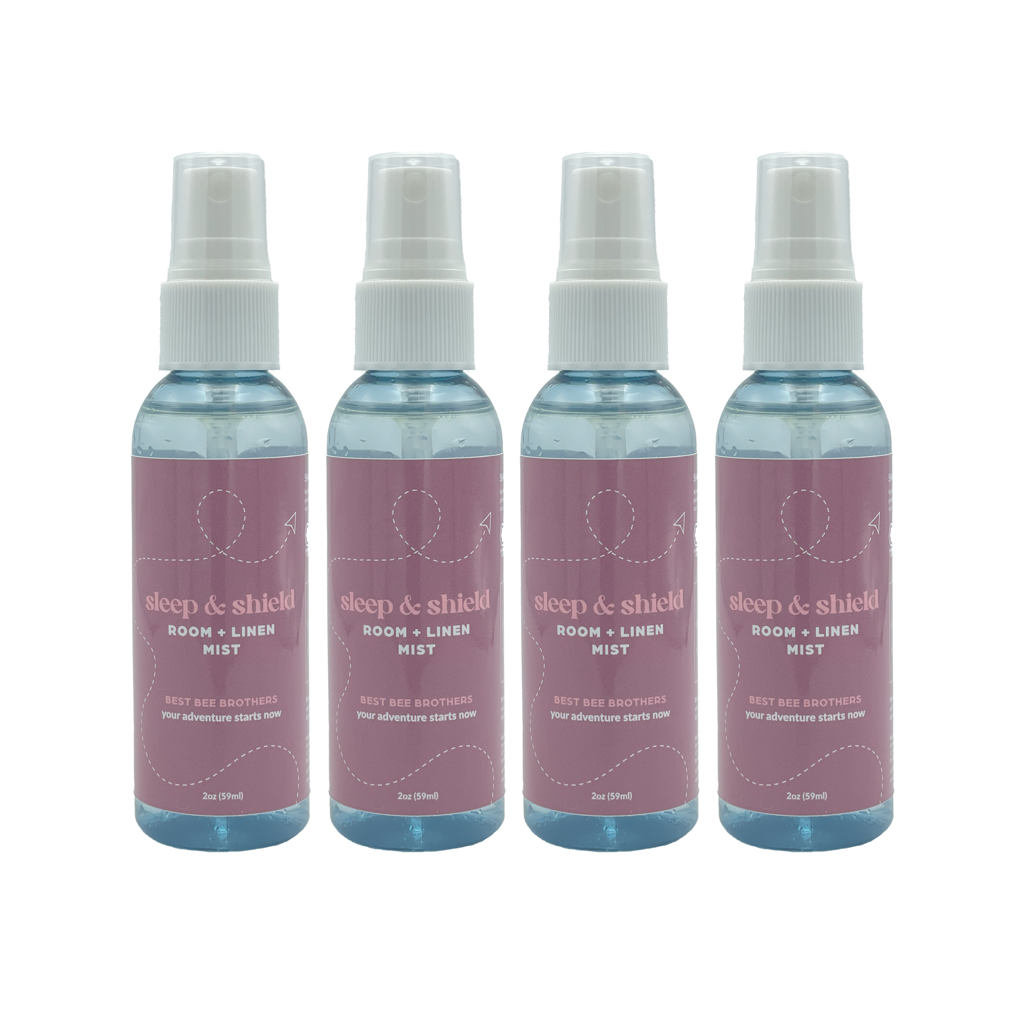 Sleep & Shield Calming Room + Linen Mist – Natural Essential Oil Blend with Peppermint, Cedarwood & Rosemary