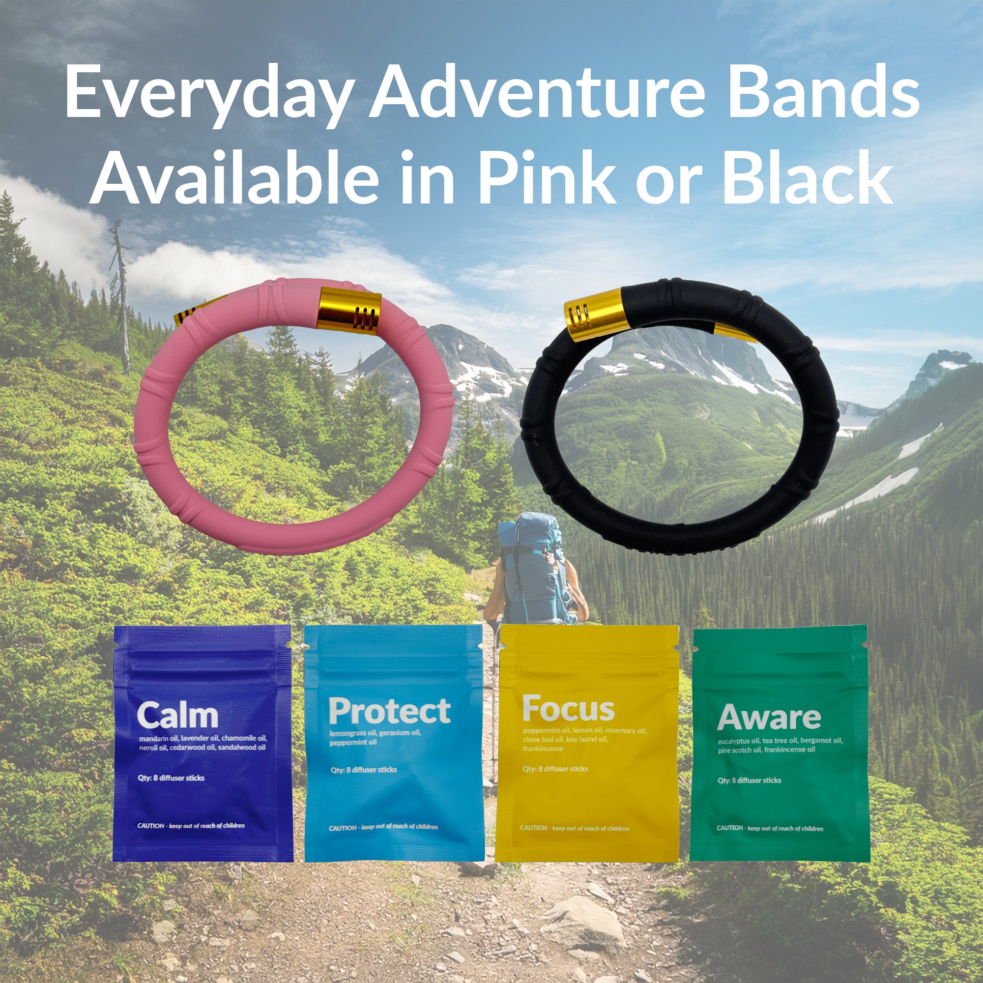 Everyday Adventure Bands - Personal Essential Oil Diffuser