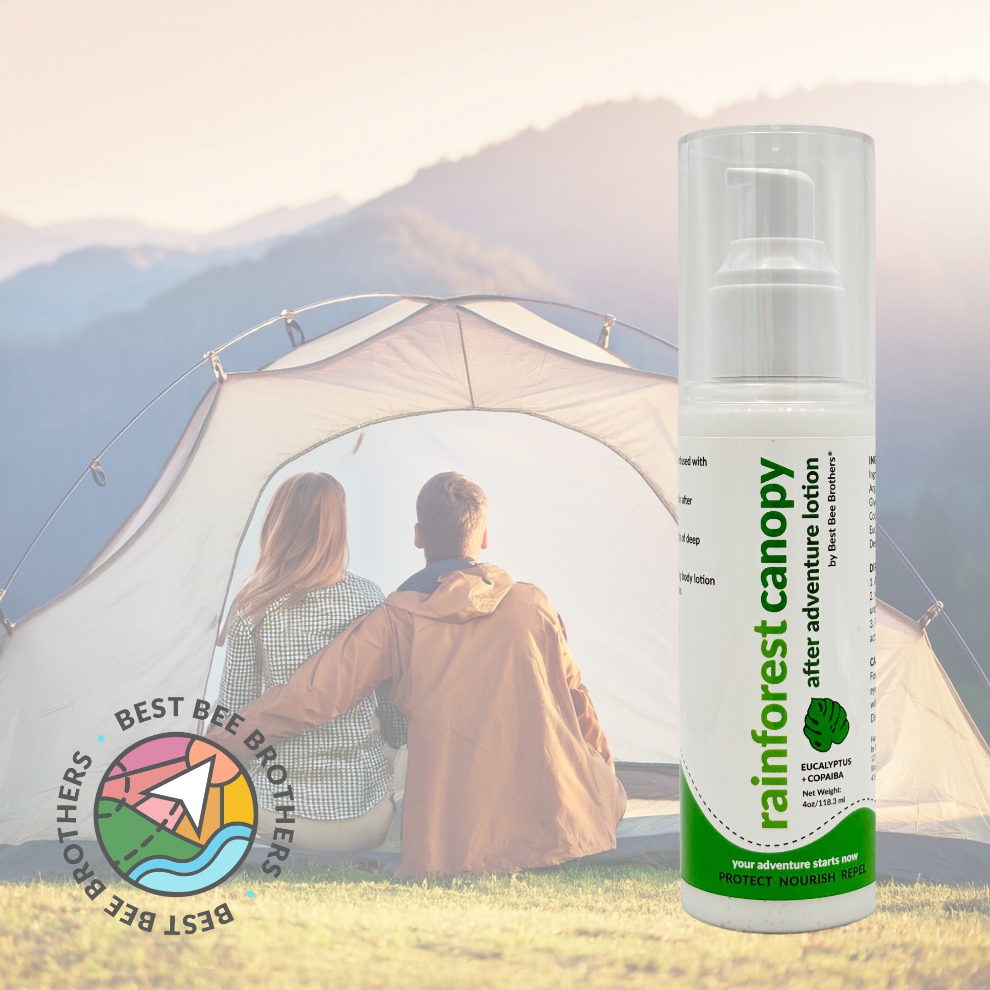 Rainforest Canopy After Adventure Lotion with Eucalyptus + Copaiba