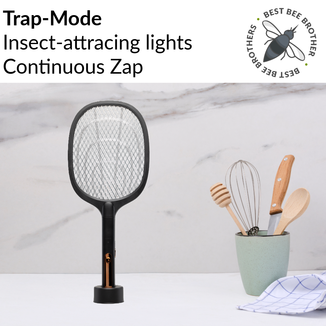 ZAP! 2-in-1 Insect Zap Racket + Trap