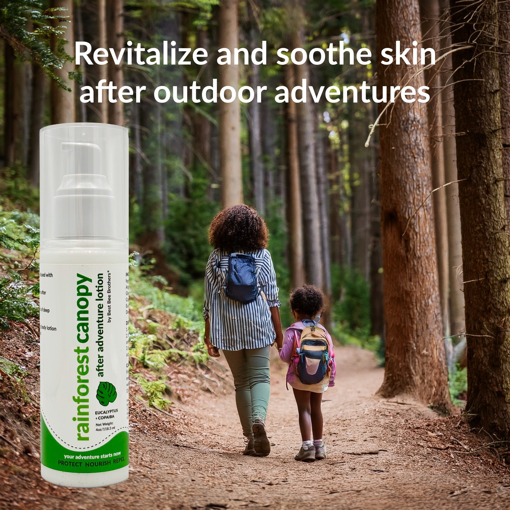 Rainforest Canopy After Adventure Lotion with Eucalyptus + Copaiba