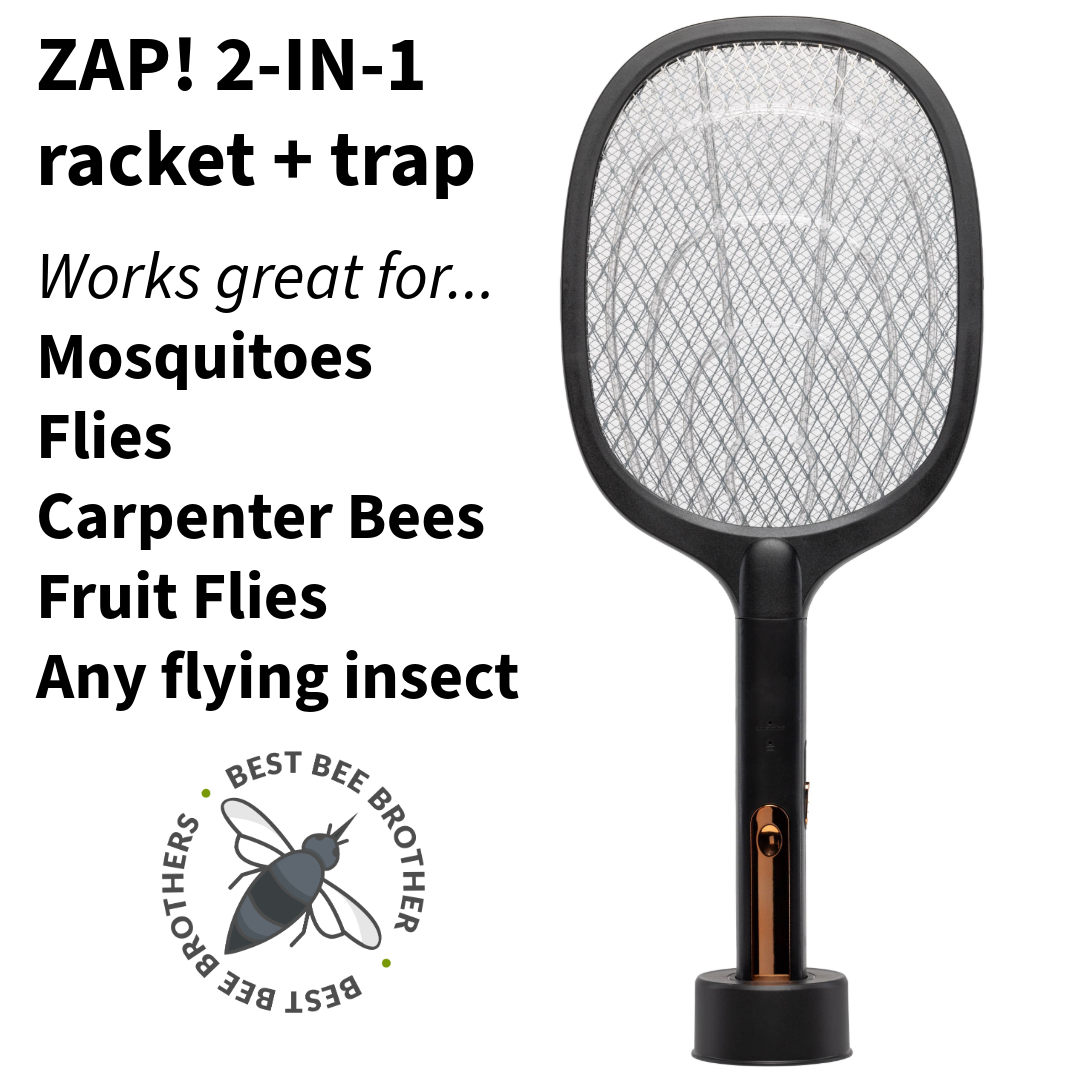 ZAP! 2-in-1 Insect Zap Racket + Trap