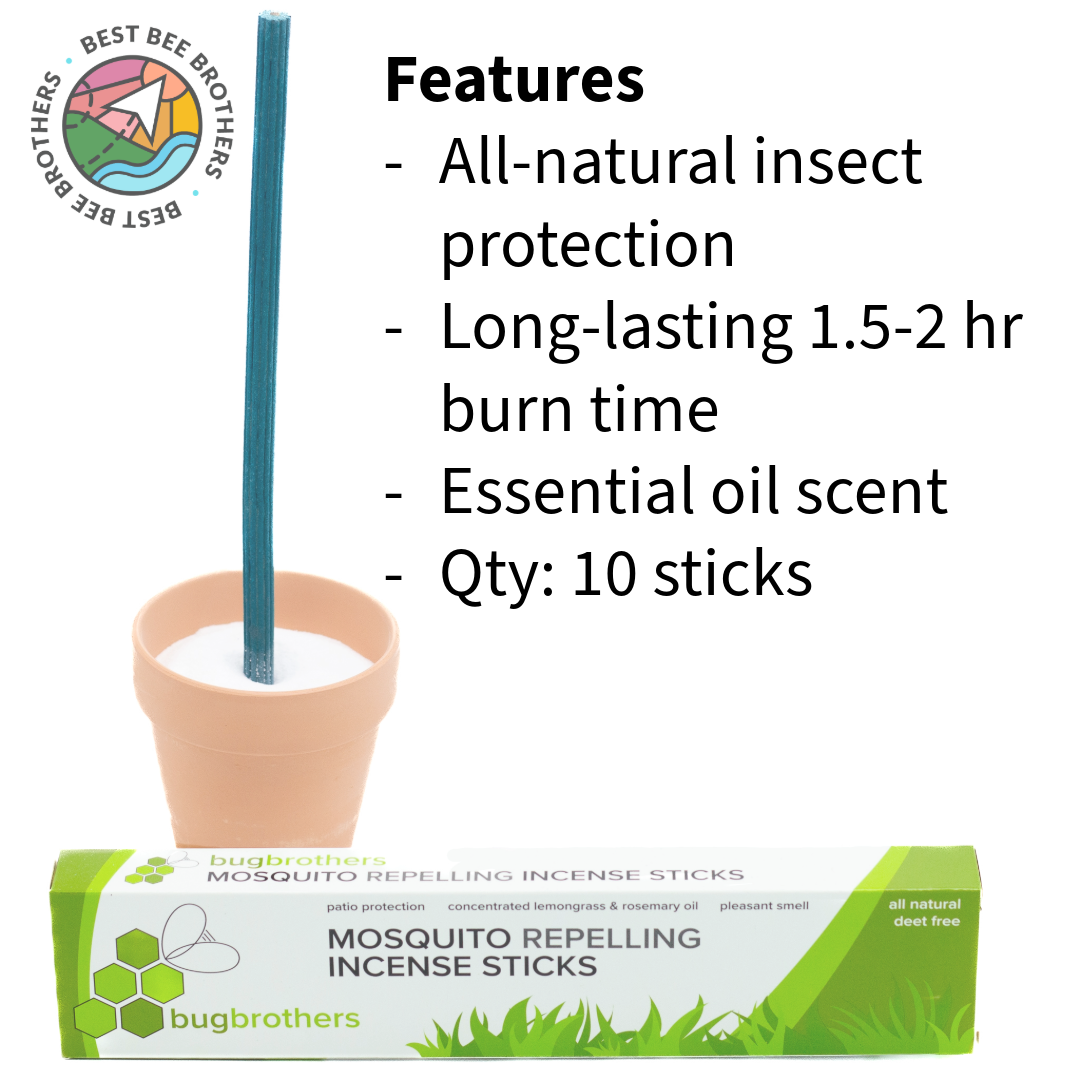 Lemongrass + Rosemary Incense Sticks for Mosquitoes