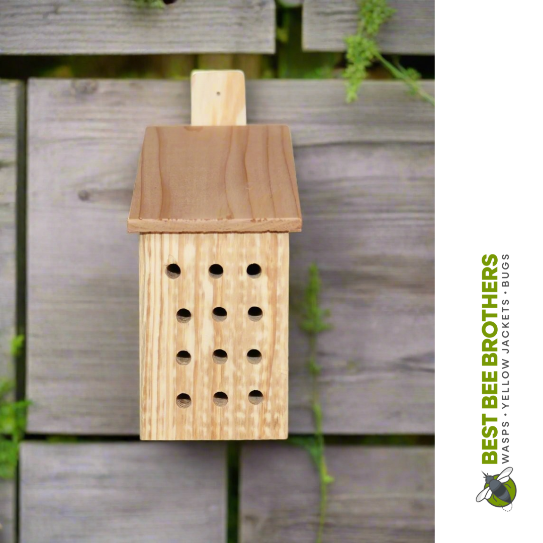 Slanted Roof Mason Bee Home