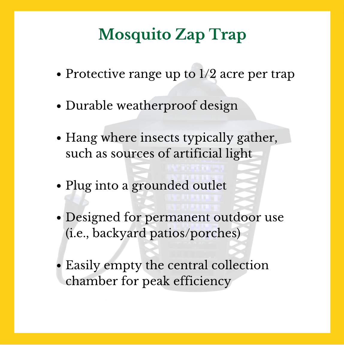 Zap Trap Details | Best Bee Brothers