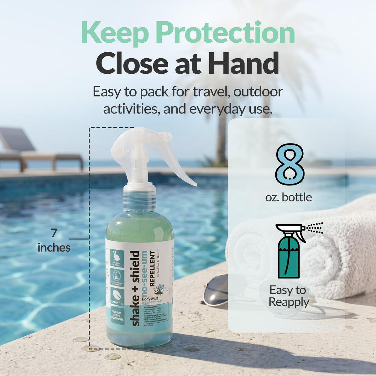 Shake + Shield No-See-Ums Repellent – Body Mist