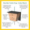 Carpenter Bee Turbo Traps: Colored Roofs