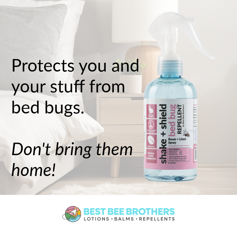 Shake & Shield Bed Bug & Mosquito Repellent - Dorm Room Essentials, Ad