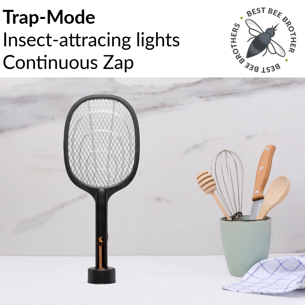 ZAP! 2-in-1 Insect Zap Racket + Trap