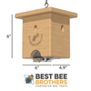 Carpenter Bee Pine Turbo Trap with Bee Vault