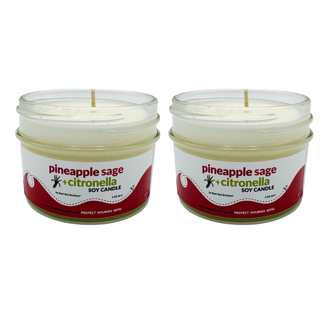 Hand Poured Citronella Soy Candles - Clean-Burning, Summer Scents, 3oz Glass Jar or 10oz Terracotta Pot
