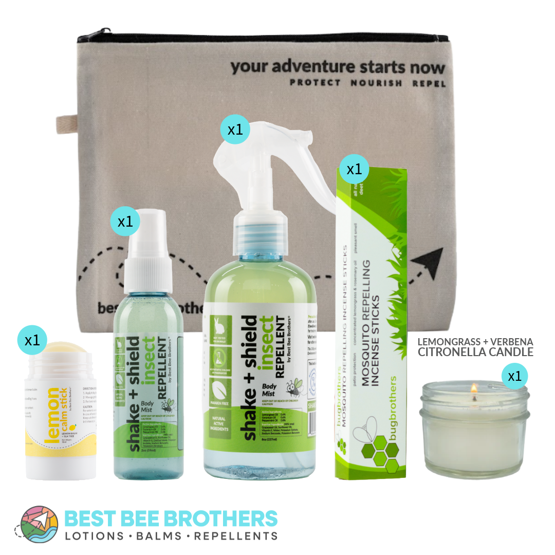 Shake & Shield Mosquito Repellent, Summer Survival Adventure Kit (6 pcs)