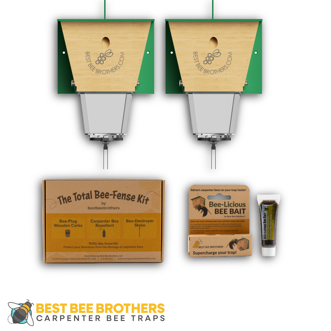 Ultimate Pro Carpenter Bee Trap Repair Kit Replacement Parts for Outdoor Use (4 pcs)