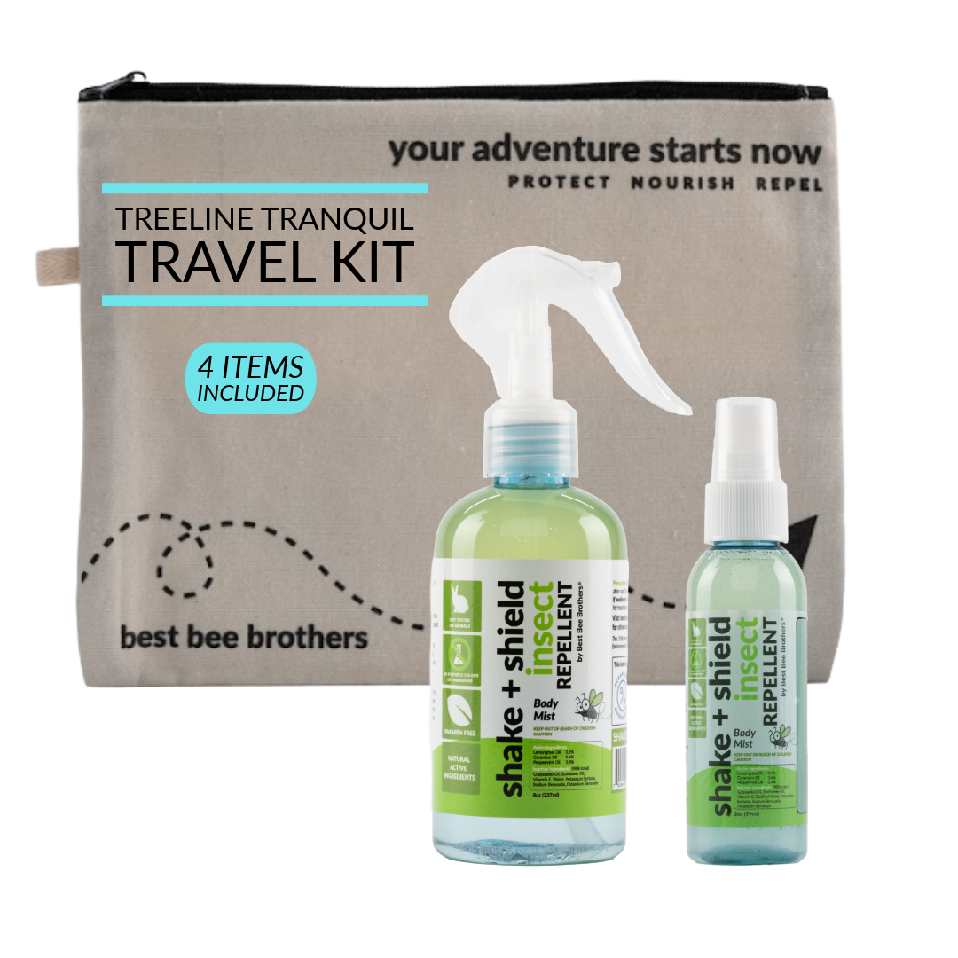 Shake & Shield Mosquito Repellent, Treeline Tranquil - Adventure Kit - 4 pcs