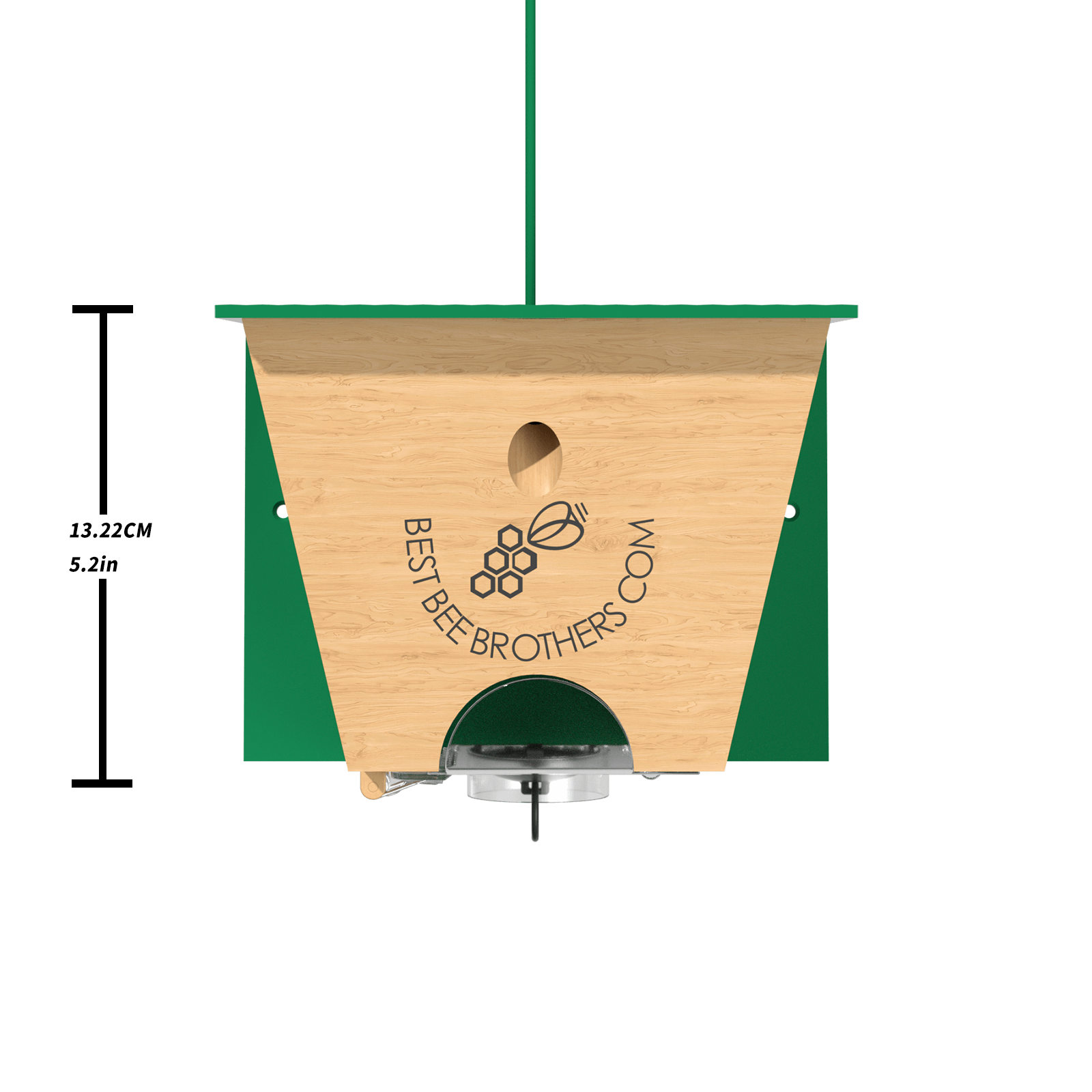 Carpenter Bee Turbo Trap 2.0 with Bee Vault - Black Roof