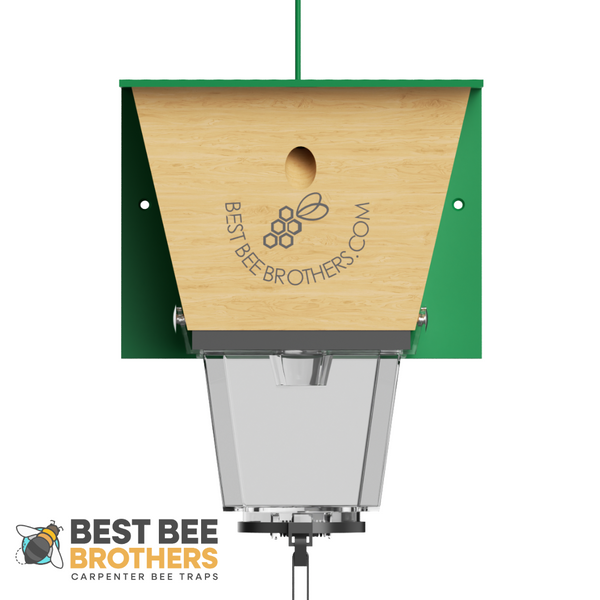 Ultimate Pro, Carpenter Bee Trap with Bee Vault and Extra Large External Receptacle