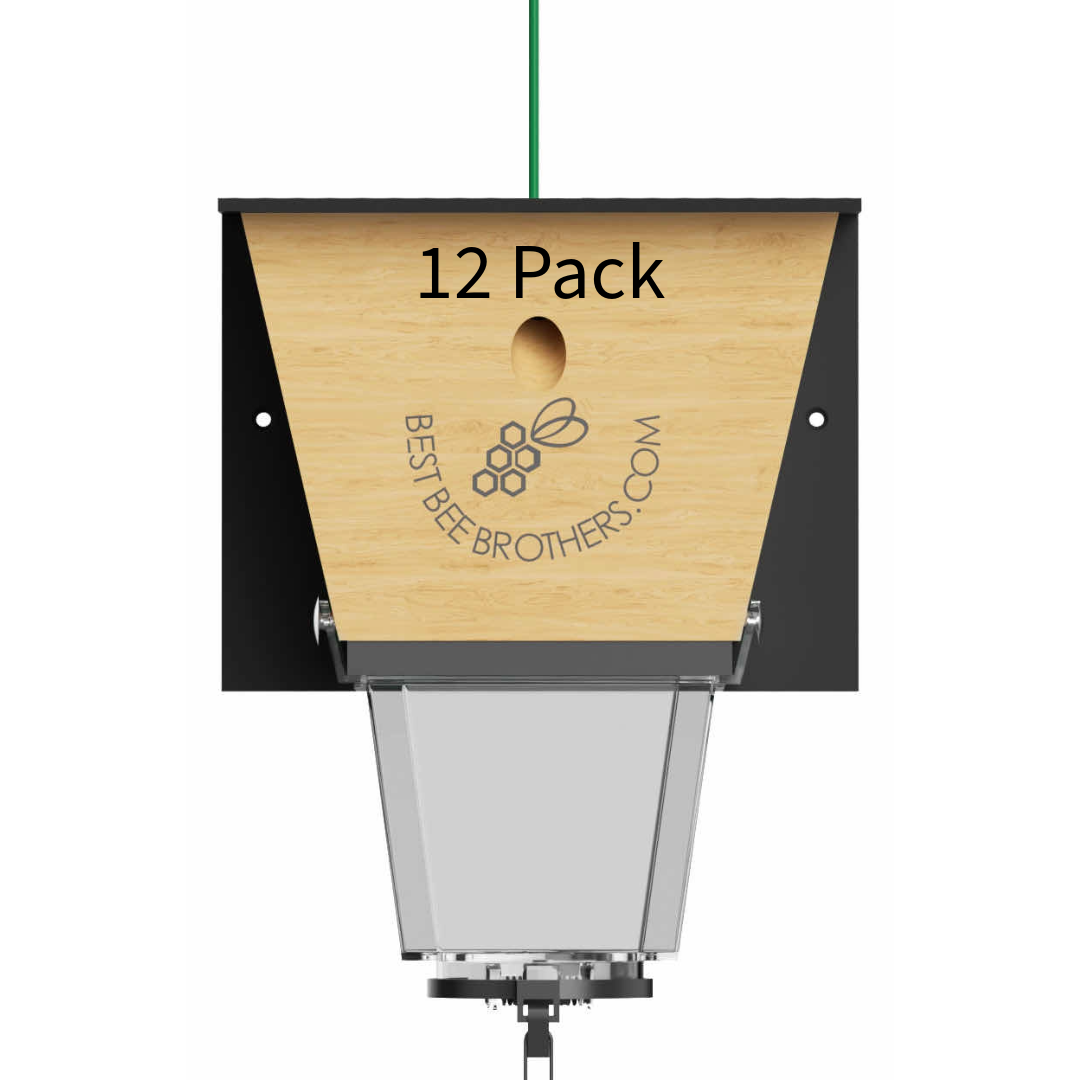 Ultimate Pro, Carpenter Bee Trap with Bee Vault and Extra Large External Receptacle