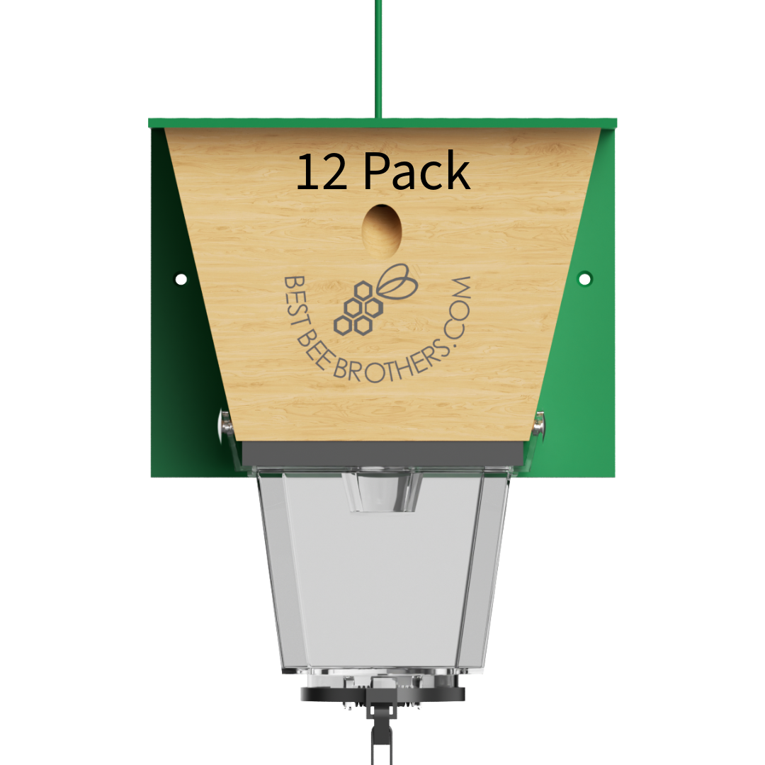 Ultimate Pro, Carpenter Bee Trap with Bee Vault and Extra Large External Receptacle