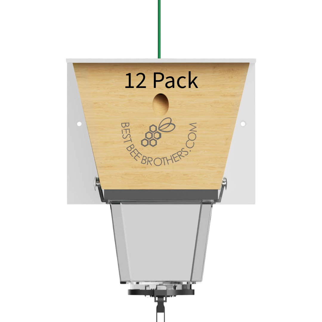 Ultimate Pro, Carpenter Bee Trap with Bee Vault and Extra Large External Receptacle