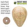 Wasp Deterrent Hive - 2 pack