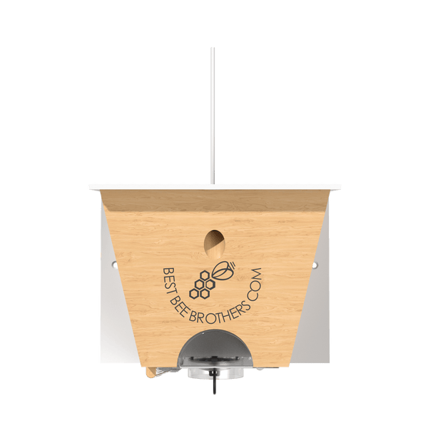 Carpenter Bee Turbo Trap 2.0 with Bee Vault - White Roof